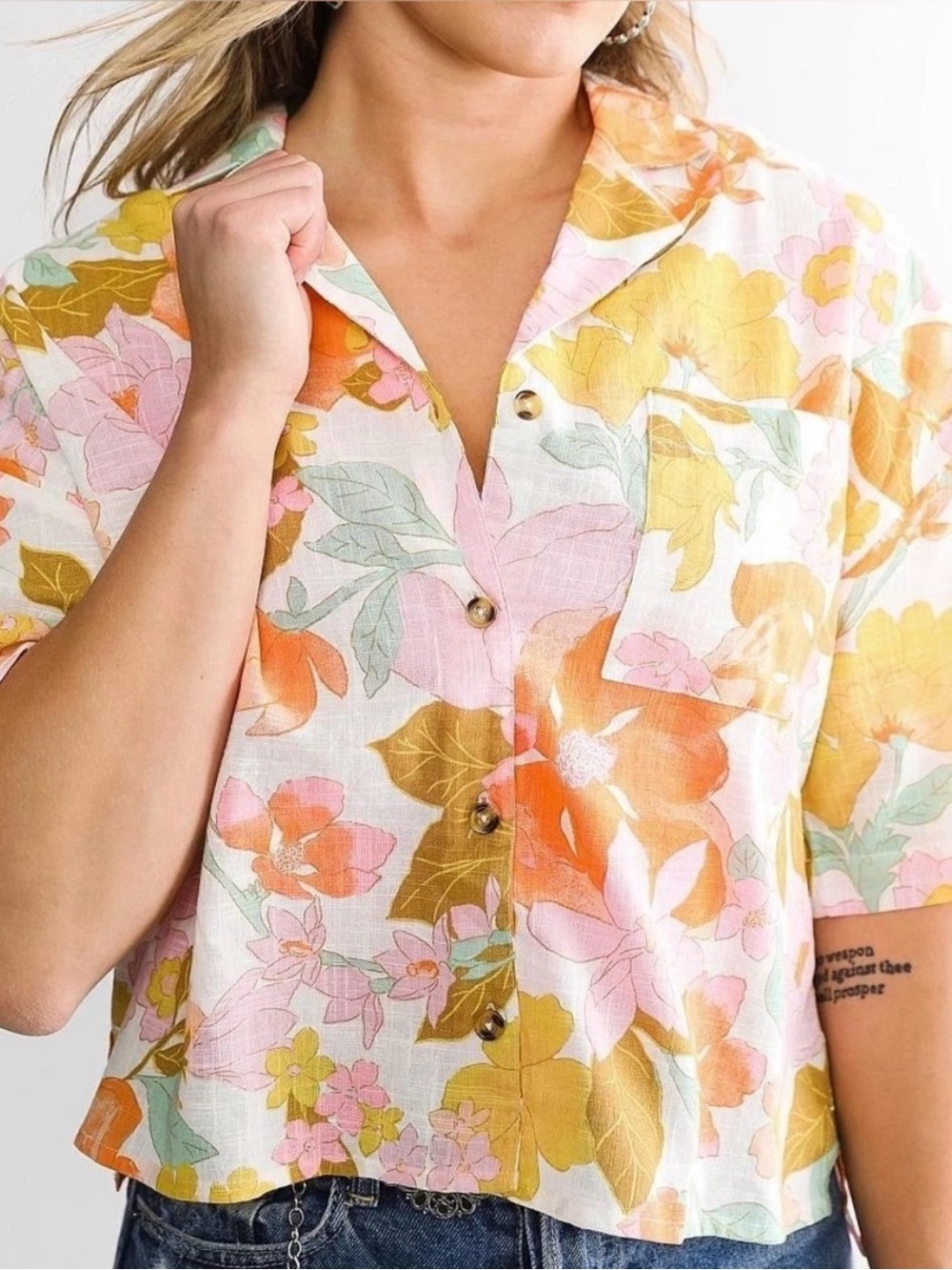 Billabong All Good Oversized Button Up shirt